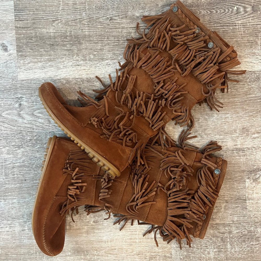Minnetonka 5-Layer Fringe Boot - image 2